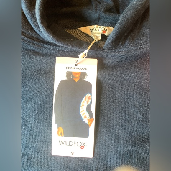 Wildfox hooded tie dye sweatshirt, size Small NWT - Picture 5 of 8